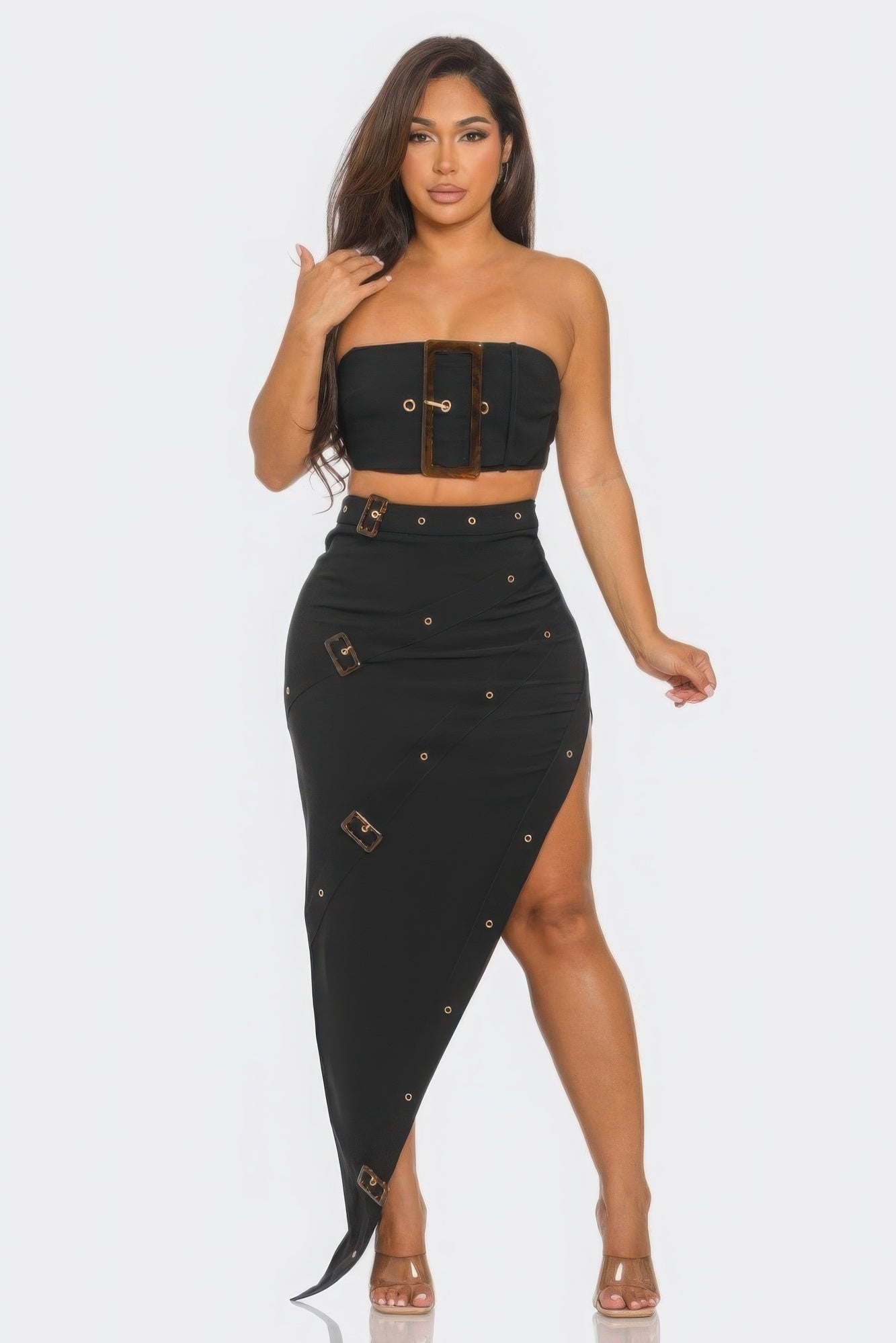 Stay Strapped Skirt Set